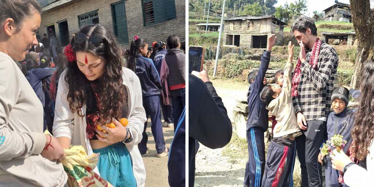 Onderwijs project in Nepal Ruma