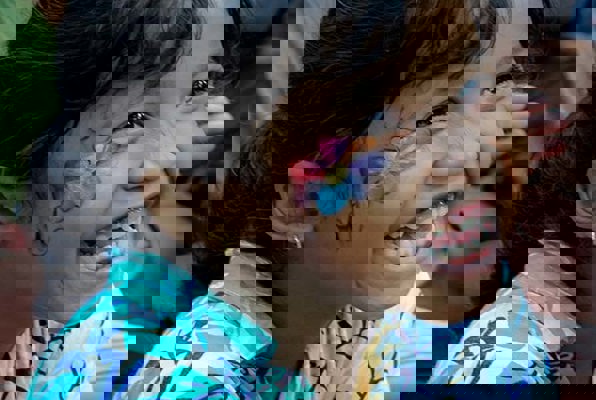 Community project op Bali foto kind