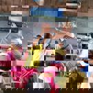 Vrijwilligerswerk Thailand community project  in de klas